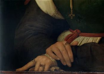Porträt einer Frau (La Muta), 1507 (Detail)